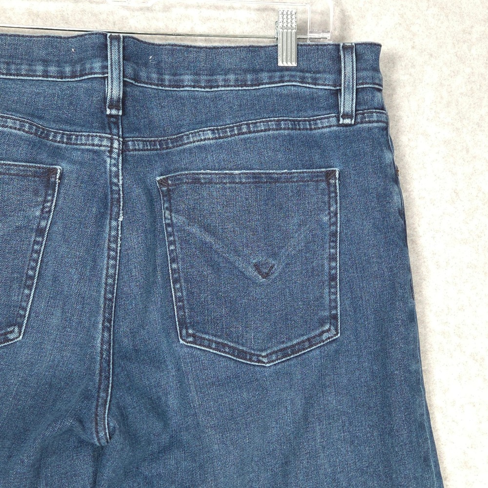 Hudson Womens 32 Rosie High Rise Wide Leg Jeans North Fork Blue‎